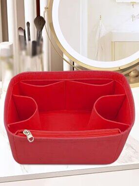 Purse / Tote Insert (felt) - Style 2B (cupholder)- SZ -XXL 13.4 X 8.7 X 5- NWT